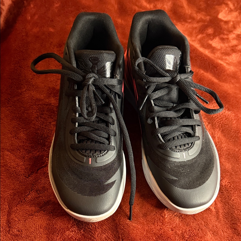 Puma Black And Gray Athletic Shoes